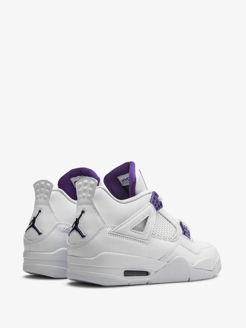Men's Nike Air Jordan 4 Metallic Pack Purple Shoes