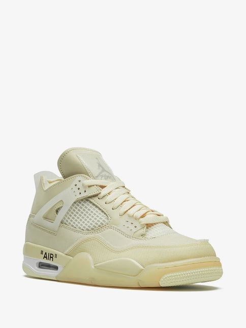 Men's OFF-WHITE x Air Jordan 4 Retro Sail Shoes