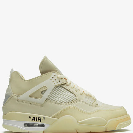 Men's OFF-WHITE x Air Jordan 4 Retro Sail Shoes