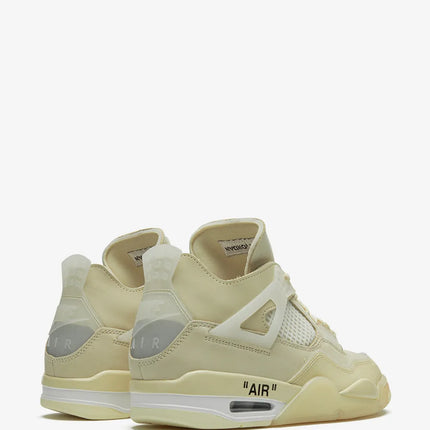 Men's OFF-WHITE x Air Jordan 4 Retro Sail Shoes