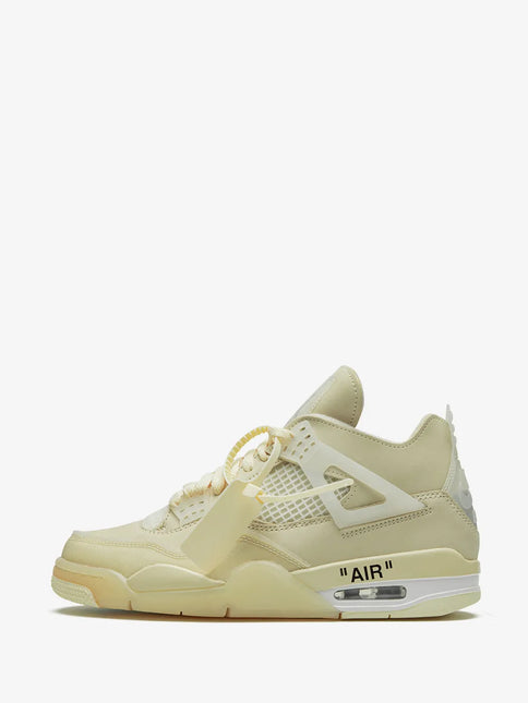 Men's OFF-WHITE x Air Jordan 4 Retro Sail Shoes