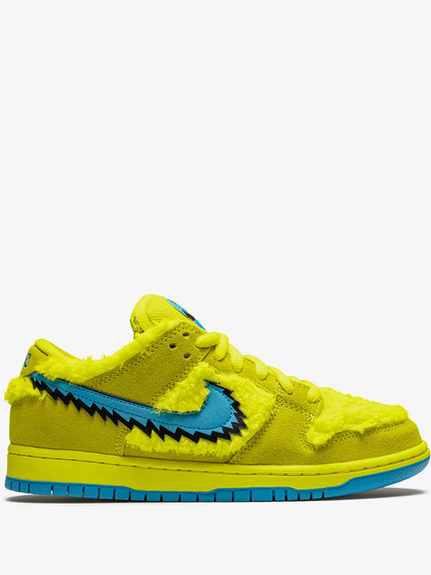 Men's Nike x Grateful Dead SB Dunk Low Yellow Bear Shoes
