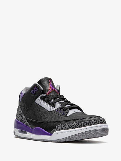 Men's Nike Air Jordan 3 Court Purple Shoes