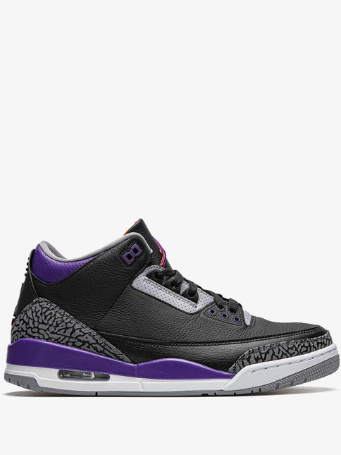 Men's Nike Air Jordan 3 Court Purple Shoes
