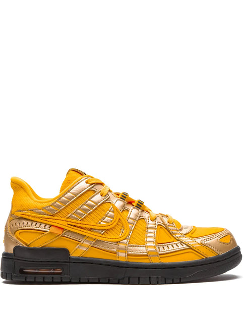 Men's Off-White x Nike Air Rubber Dunk University Gold Shoes