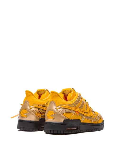 Men's Off-White x Nike Air Rubber Dunk University Gold Shoes