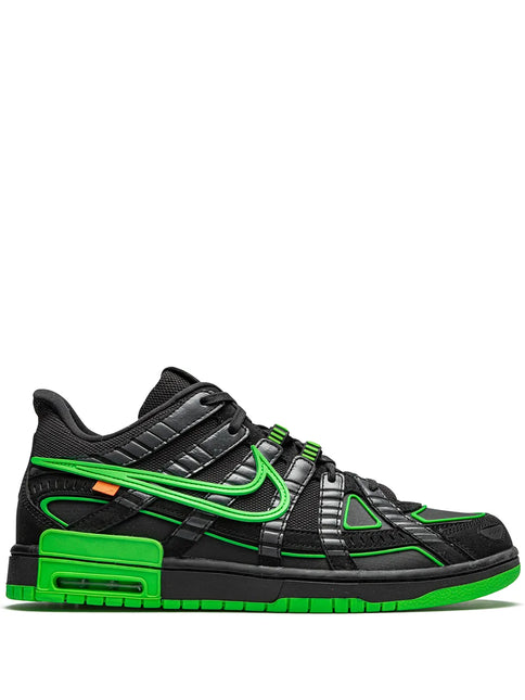 Men's Off-White x Nike Air Rubber Dunk Green Strike Shoes
