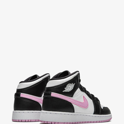 Men's Nike Air Jordan 1 High White Black Light Arctic Pink Shoes