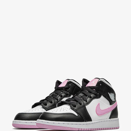 Men's Nike Air Jordan 1 High White Black Light Arctic Pink Shoes