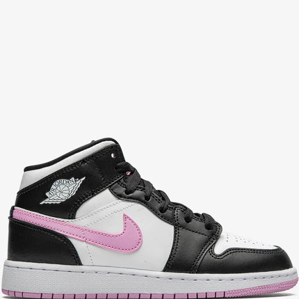 Men's Nike Air Jordan 1 High White Black Light Arctic Pink Shoes
