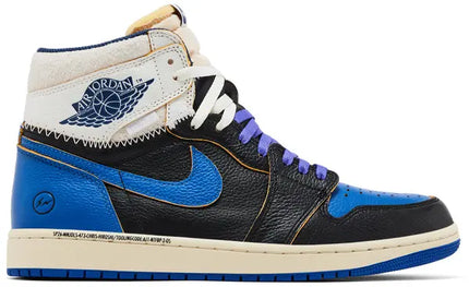 Men's Fragment Design x Union LA x Air Jordan 1 Retro High OG Sport Royal Shoes
