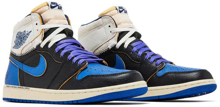 Men's Fragment Design x Union LA x Air Jordan 1 Retro High OG Sport Royal Shoes