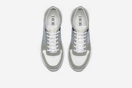 Men's Dior B25 Runner Gray Suede Dior Sneakers