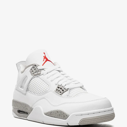 Men's Nike Air Jordan 4 Retro White Oreo Shoes