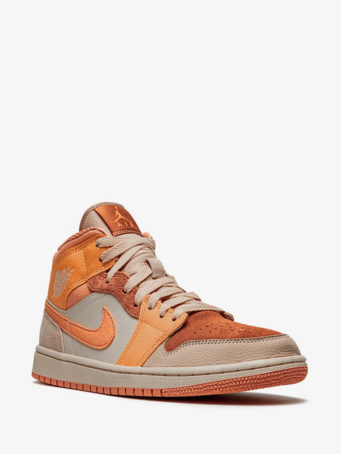 Men's Nike Air Jordan 1  Mid Apricot Shoes