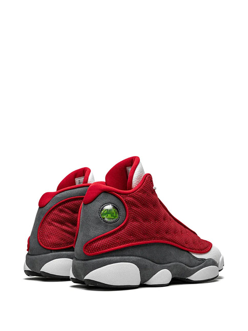 Men's Nike Air Jordan 13 Retro Red Grey White Shoes