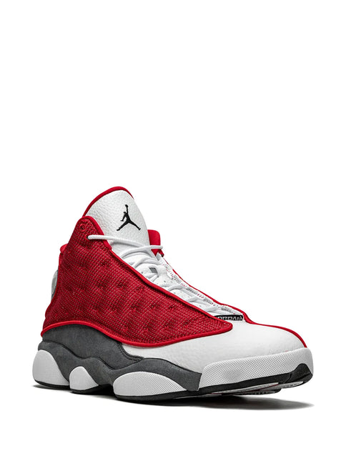 Men's Nike Air Jordan 13 Retro Red Grey White Shoes