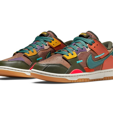 Men's Dunk Low Scrap Archeo Brown Shoes