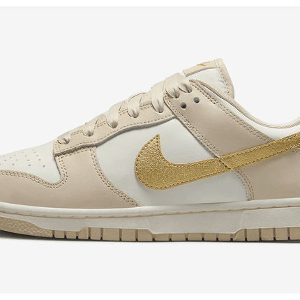 Men's Dunk Low Gold Swoosh Shoes