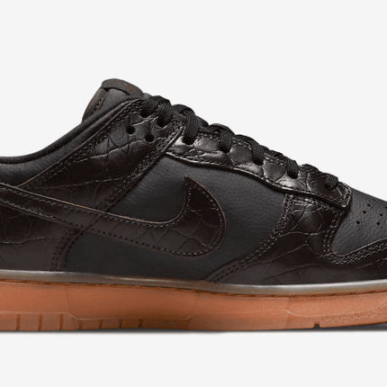 Men's SB Dunk Low Velvet Brown And Black Shoes