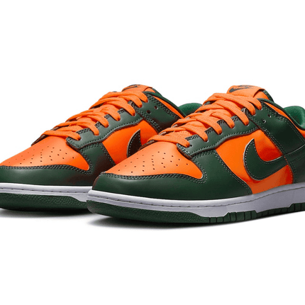 Men's Dunk Low Miami Hurricanes Shoes