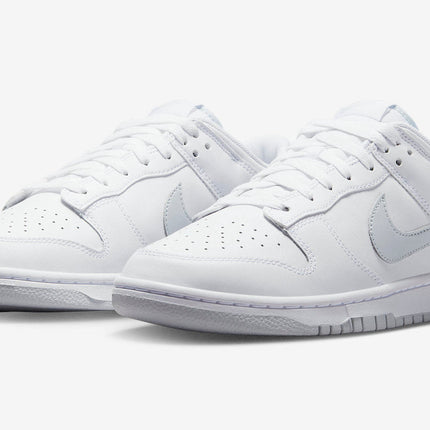 Men's Dunk Low White Pure Platinum Shoes
