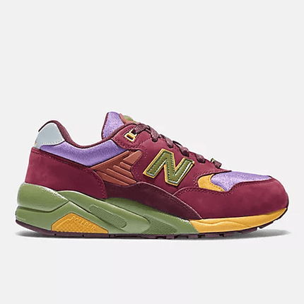 Men's New Balance 580 x Stray Rats Burgundy Shoes