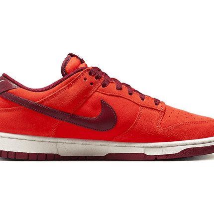 Men's SB Dunk Low Orange Suede Shoes