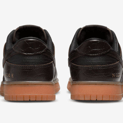 Men's SB Dunk Low Velvet Brown And Black Shoes