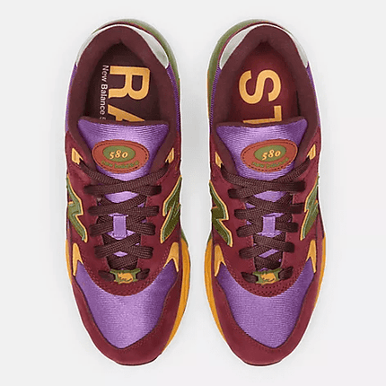 Men's New Balance 580 x Stray Rats Burgundy Shoes