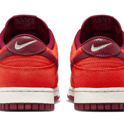 Men's SB Dunk Low Orange Suede Shoes
