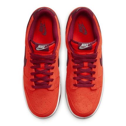 Men's SB Dunk Low Orange Suede Shoes
