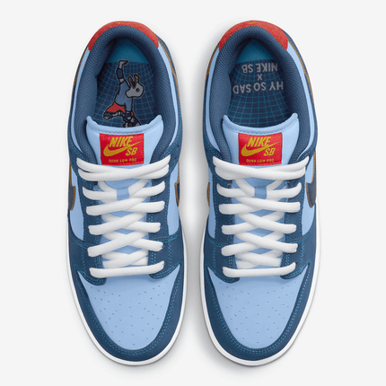 Men's Dunk Low x Why So Sad Coastal Blue Shoes