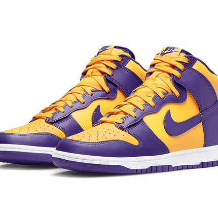 Men's Dunk High Retro Lakers Shoes