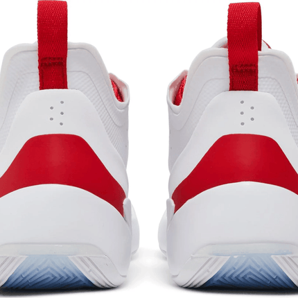 Men's Jordan Luka 1 White Fire Red Shoes