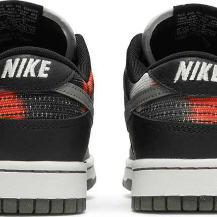 Men's SB Dunk Low Graffiti Pack Black Red Shoes