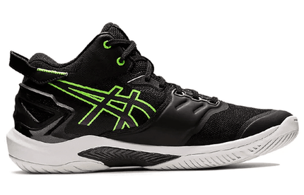 Men's Asics Gel Burst 26 Black Green Gecko Shoes