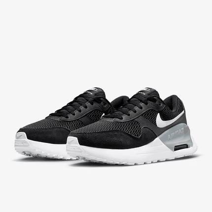 Women's Air Max SYSTM Black Wolf Grey White Shoes