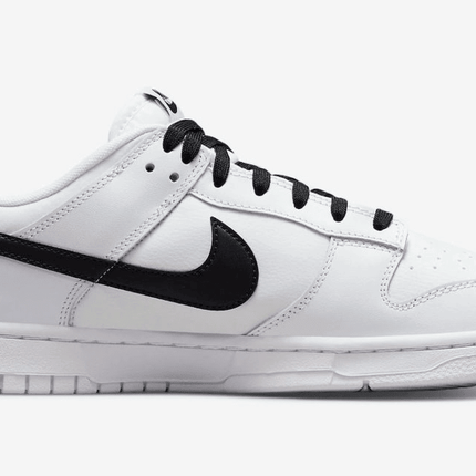 Men's SB Dunk Low White Black Shoes