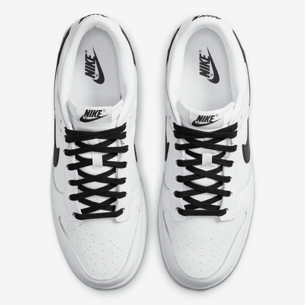 Men's SB Dunk Low White Black Shoes