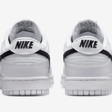 Men's SB Dunk Low White Black Shoes