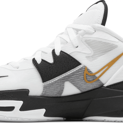 Men's Kyrie Low 5 White Black Metallic Gold Shoes