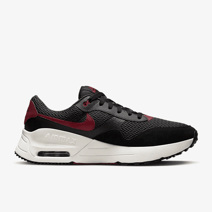 Women's Air Max SYSTM Black Team Red Shoes