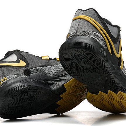Men's Kyrie 8 Black Gold Shoes