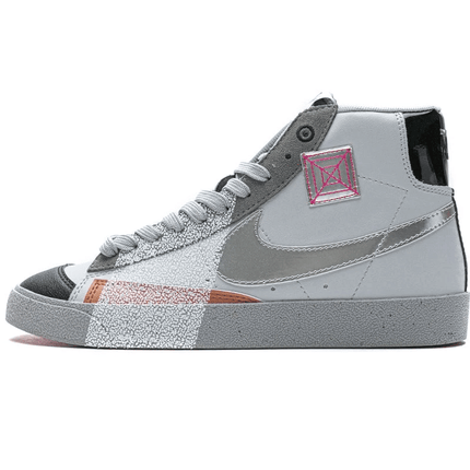 Men's Blazer Mid 77 Vintage White Grey Metallic Silver Shoes