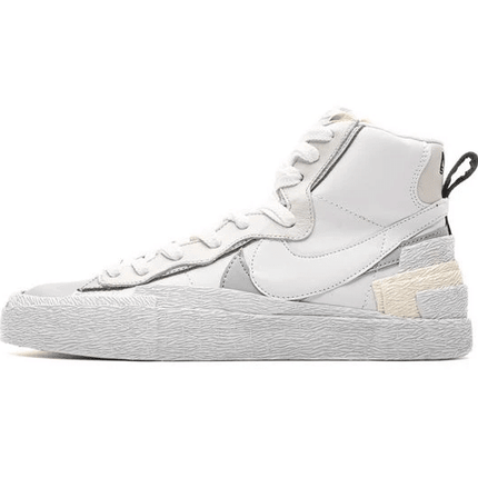 Men's Sacai x Blazer Mid White Grey Shoes
