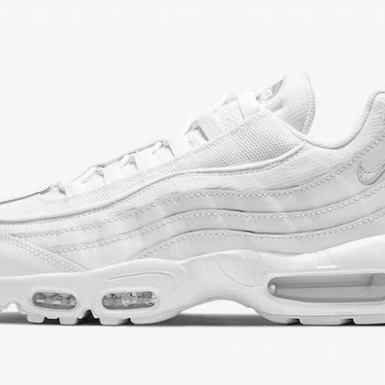 Men's Air Max 95 Triple White Shoes
