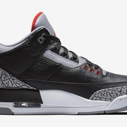 Men's Air Jordan 3 Retro OG Black Cement Shoes