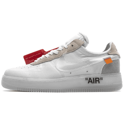 Men's Off White x Air Force 1 Low White Shoes