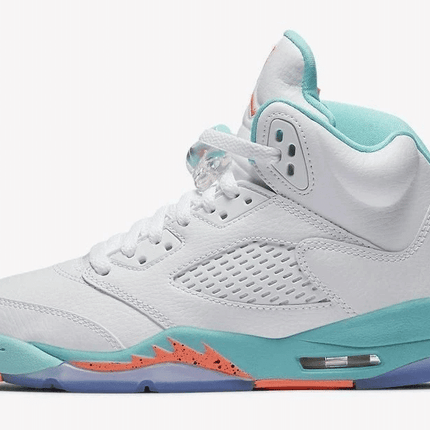 Men's Air Jordan 5 Light Aqua Shoes